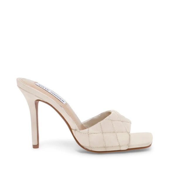 Steve Madden Signify Quilted Sandal Bone Multi - Picture 3 of 13